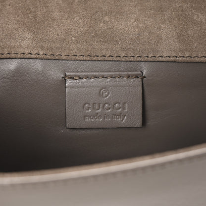 Gucci Patent Microguccissima Small Broadway Clutch Grey Field 6 of 7