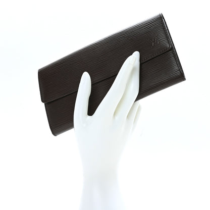 Louis Vuitton Epi Sarah Wallet Moka 2 of 8