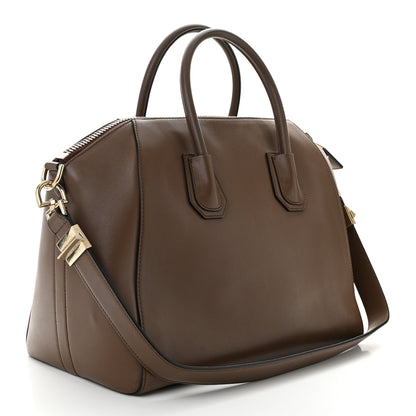 Givenchy Shiny Lord Calfskin Medium Antigona Brown 3 of 11