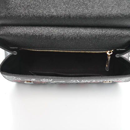 Dolce & Gabbana Dauphine Printed Medium Miss Sicily Satchel Black 5 of 11