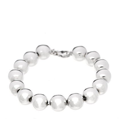 Tiffany Sterling Silver 10mm HardWear Ball Bracelet 1 of 5