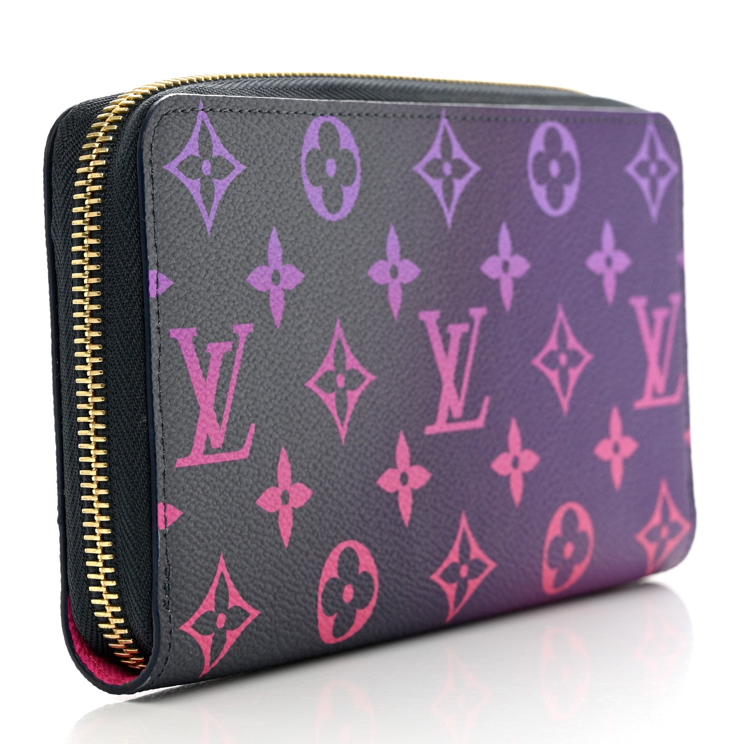 Louis Vuitton Monogram Giant Spring In The City Zippy Wallet Midnight Fuchsia 3 of 6
