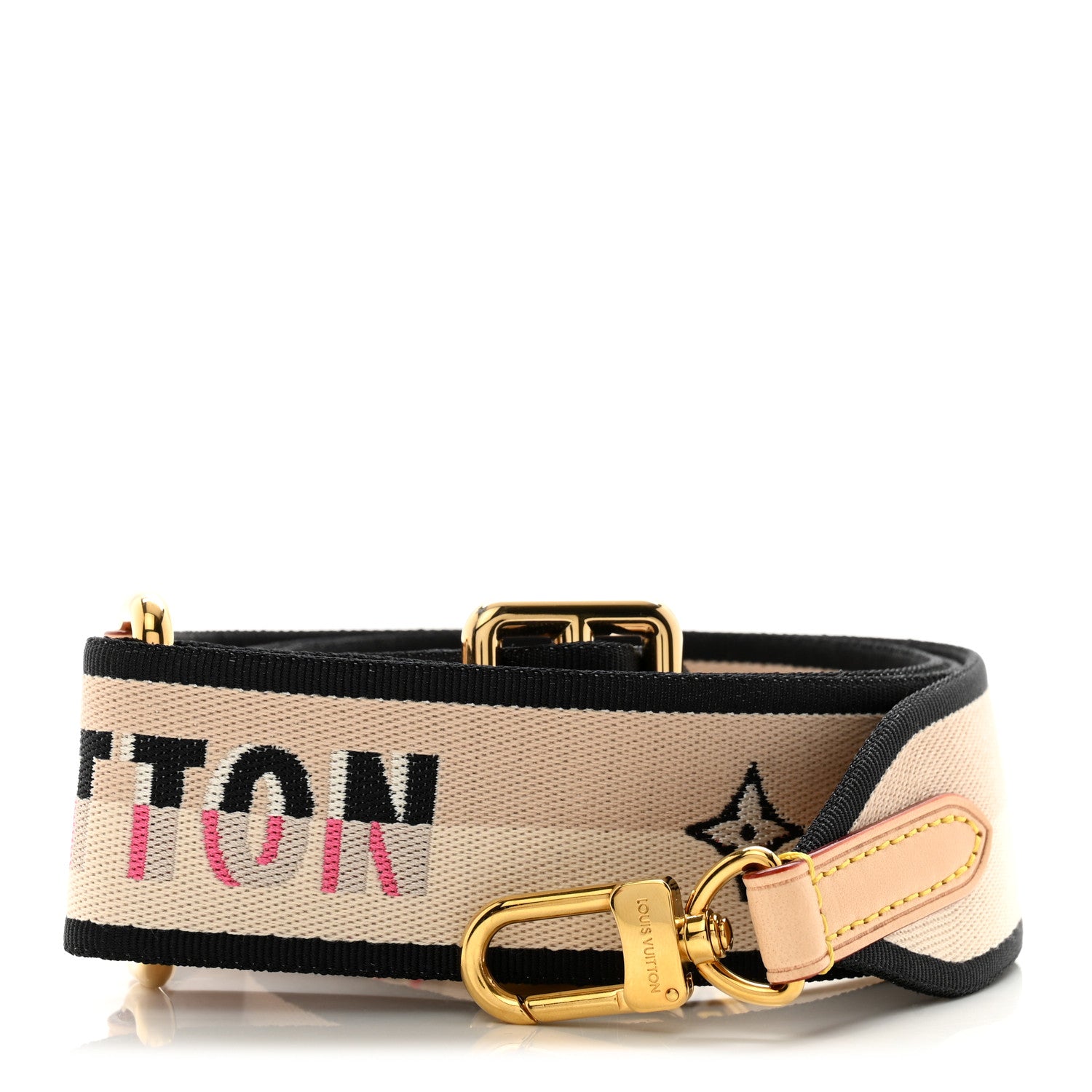Louis Vuitton Jacquard Speedy Bandouliere 20 Shoulder Strap Black 1 of 3