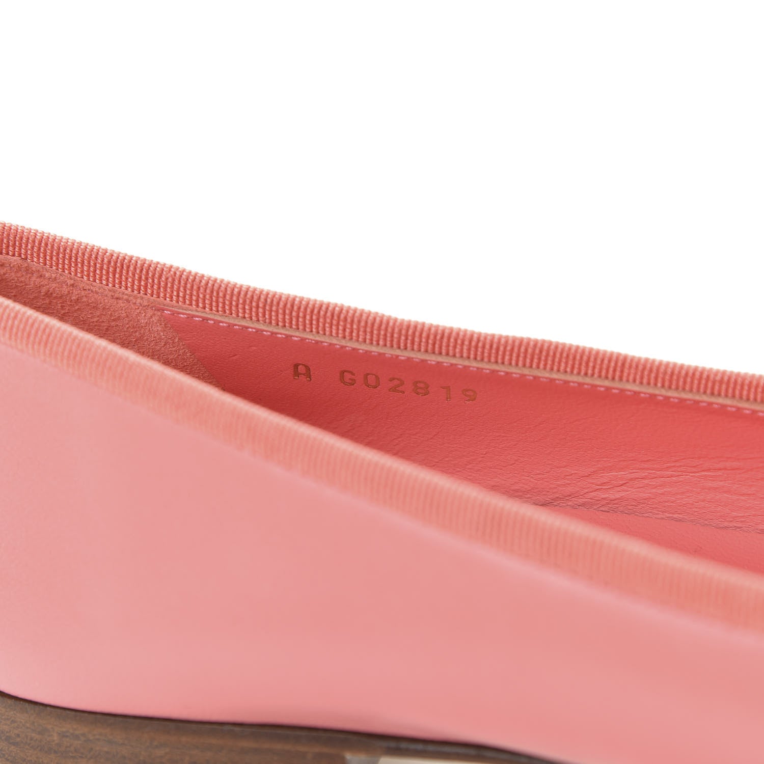 Chanel Goatskin Cap Toe CC Ballerina Flats 38 Pink 8 of 10