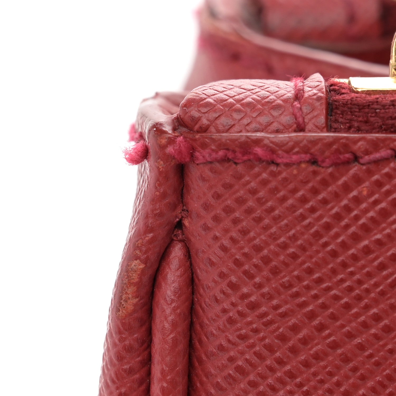 Prada Saffiano Lux Small Galleria Double Zip Tote Fuoco 11 of 16