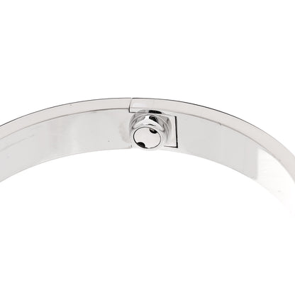 Cartier 18K White Gold 4 Diamond LOVE Bracelet 16 8 of 9