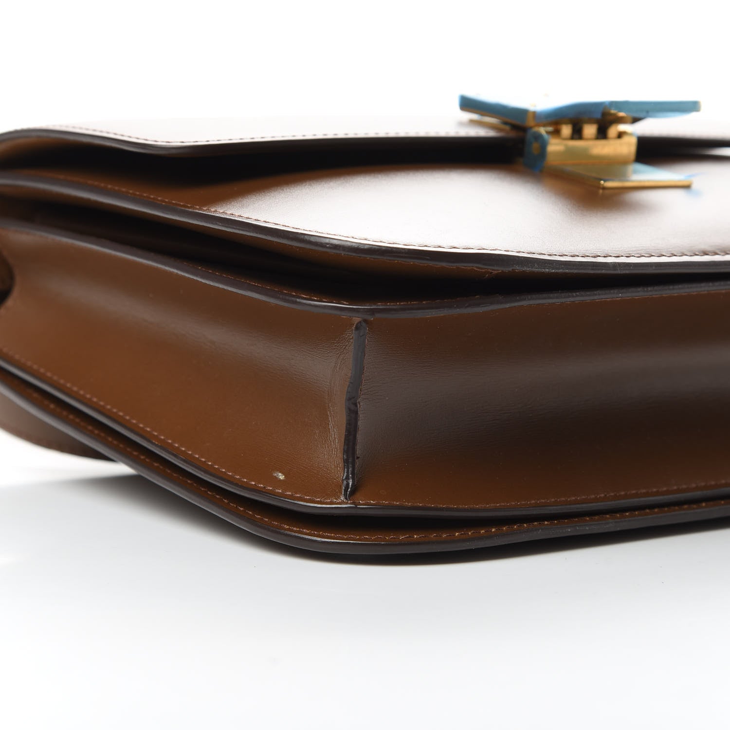 Celine Box Calfskin Medium Classic Box Flap Bag Camel 9 of 15