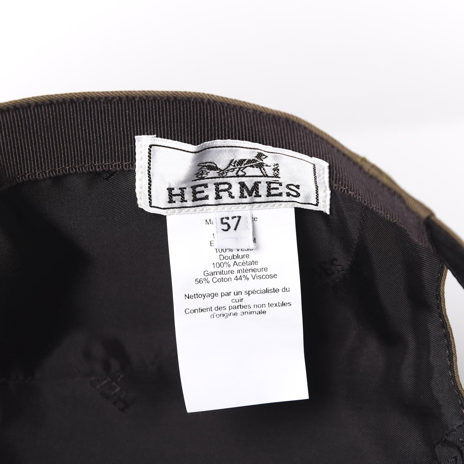 Hermes Cotton Nevada Cap 57 Cigare 5 of 7