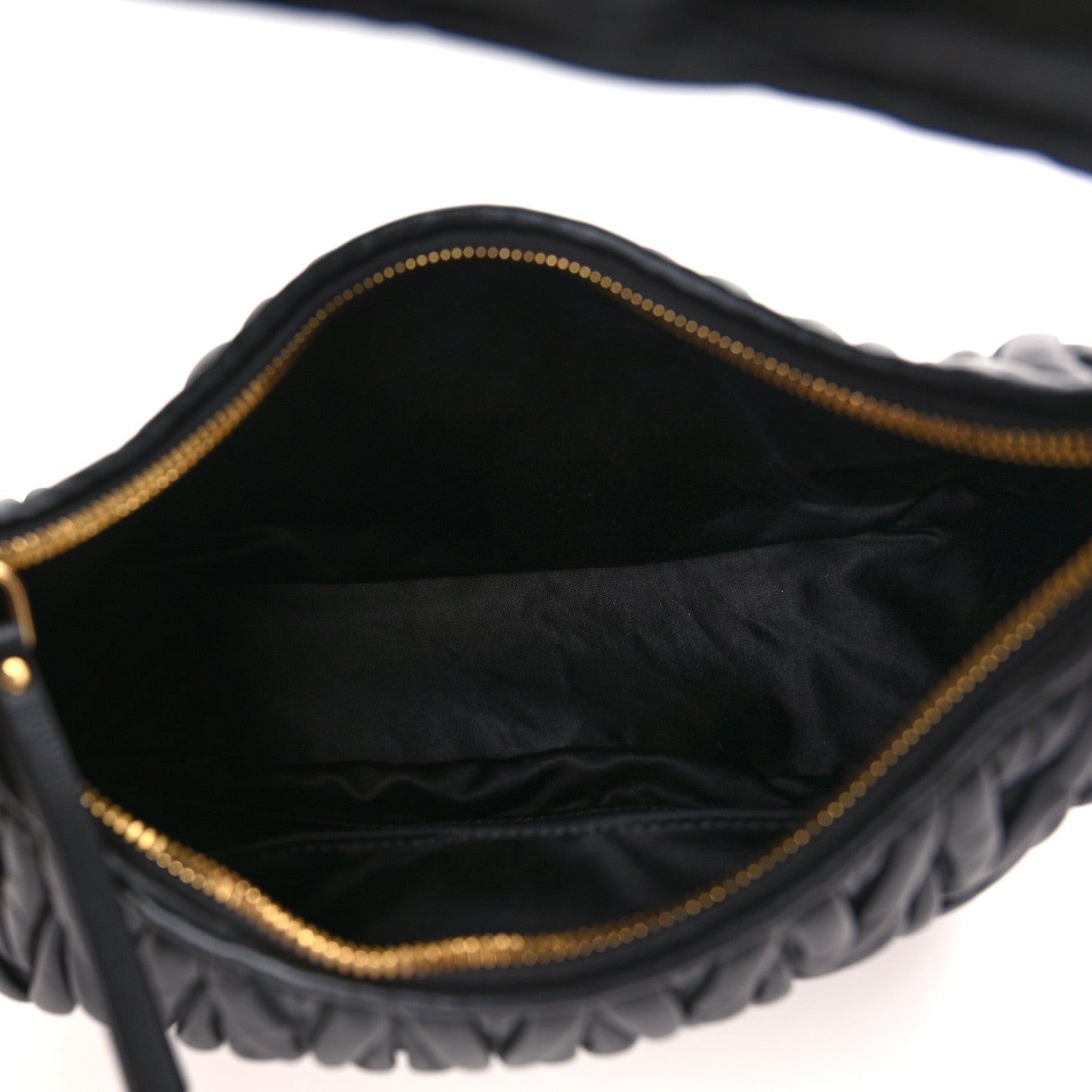 Miu Miu Nappa Matelasse Wander Large Hobo Black 5 of 8