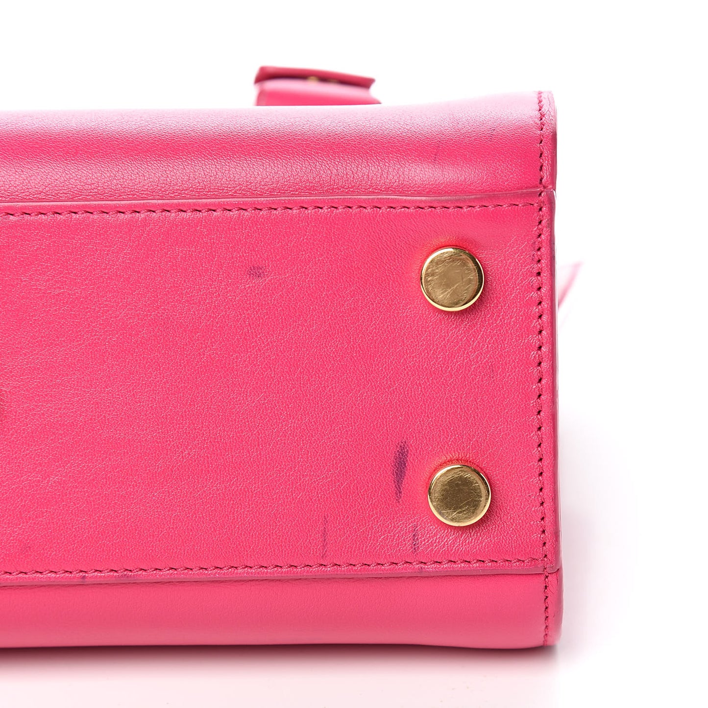 Calfskin Nano Sac De Jour Lipstick Fuchsia