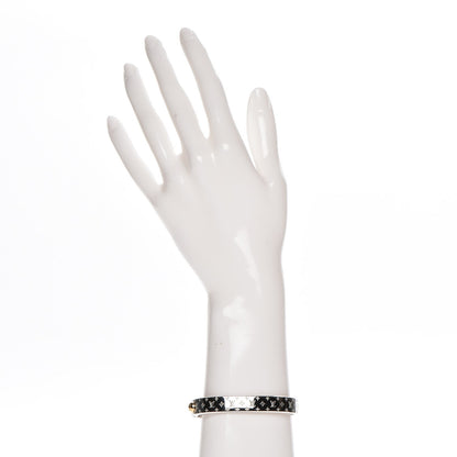Louis Vuitton Palladium Monogram Nanogram Cuff S 2 of 7