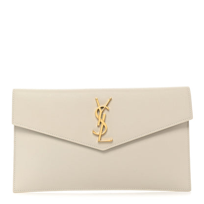 Saint Laurent Grain De Poudre Uptown Pouch Crema Soft 2 of 8