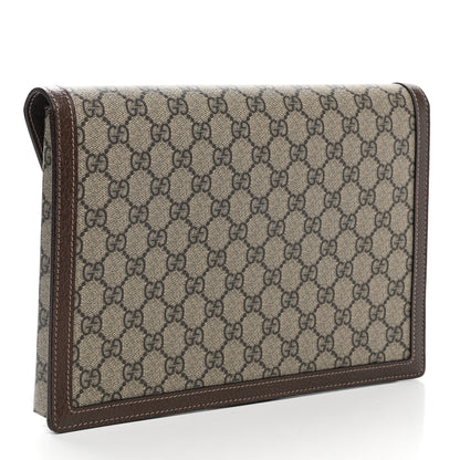 Gucci GG Supreme Monogram Web Ophidia Clutch Beige New Acero 3 of 9