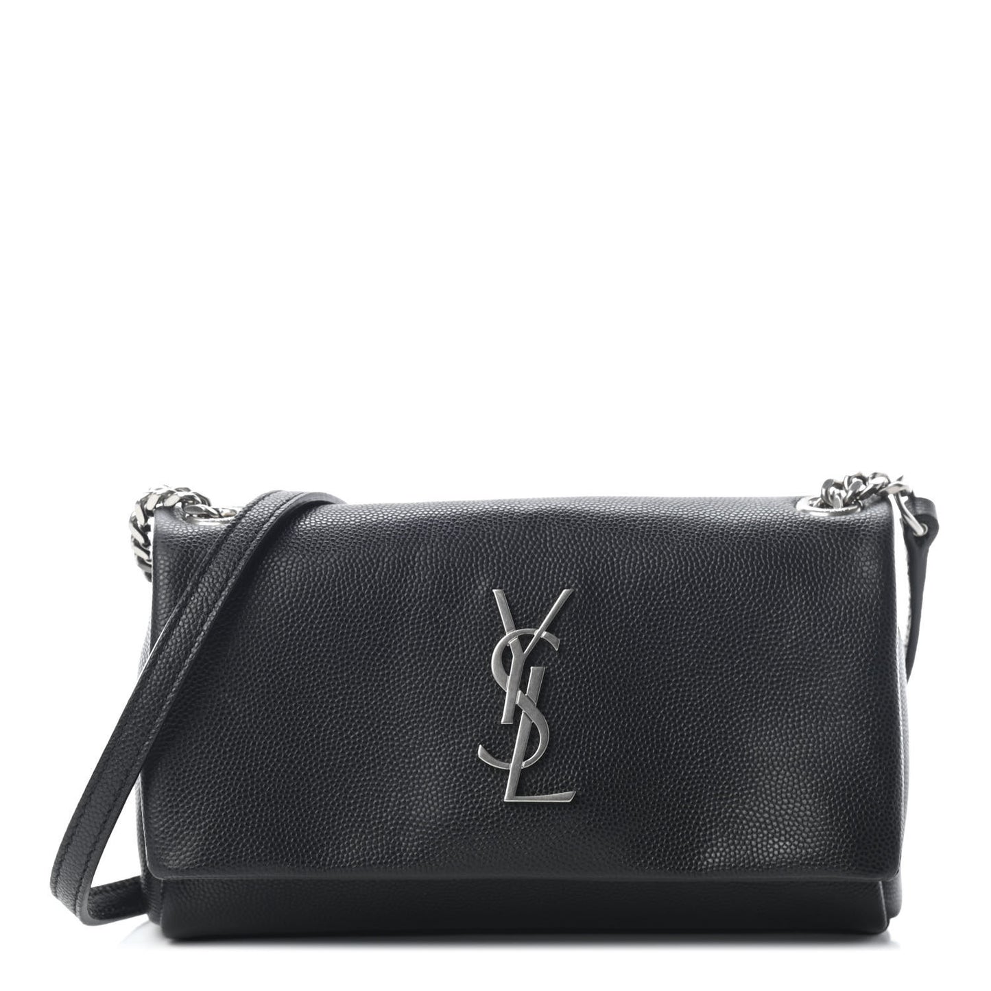 Grain De Poudre Monogram Toy West Hollywood Fold-Over Bag Black