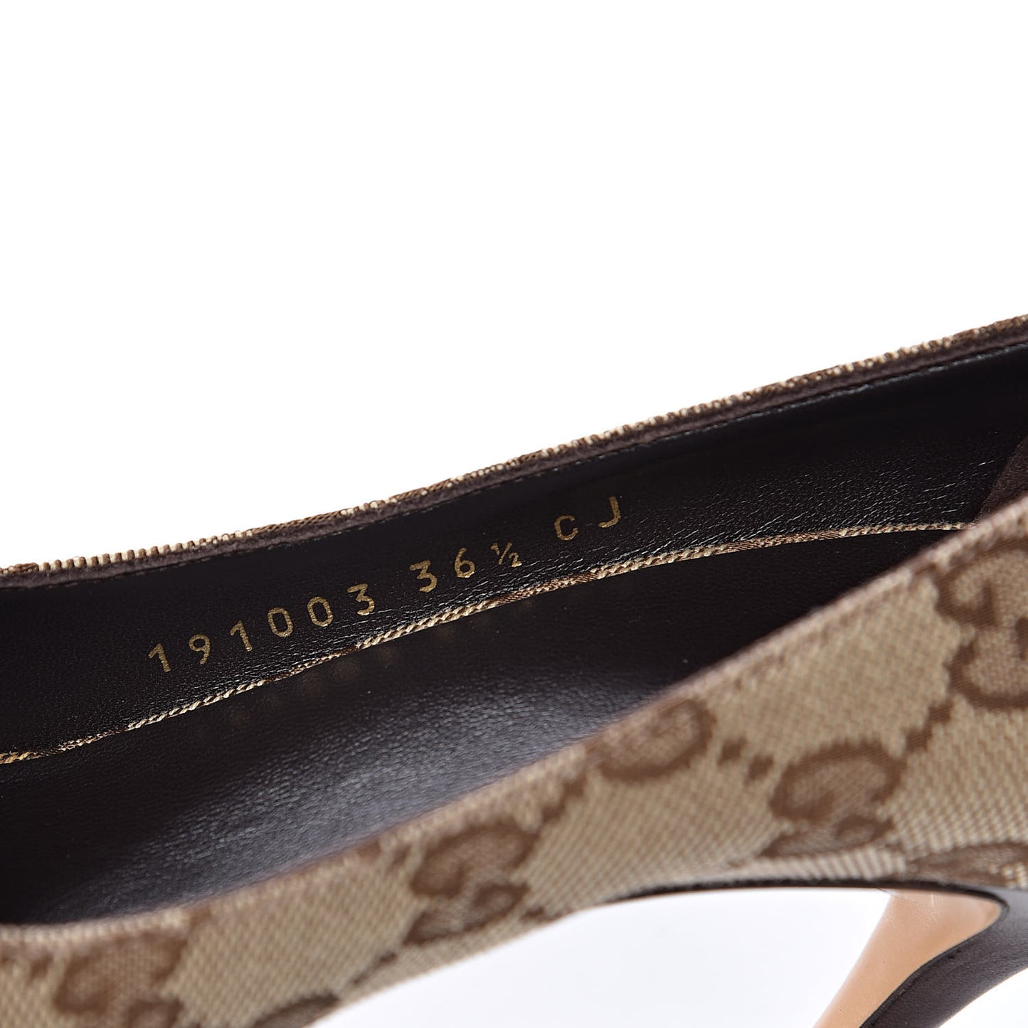 Monogram Bow Sandals 36.5 Brown