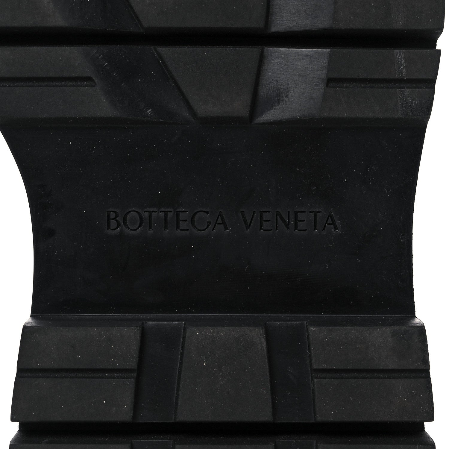 Bottega Veneta Calfskin The Tire Chelsea Boots 38.5 Sea Salt Black 6 of 12