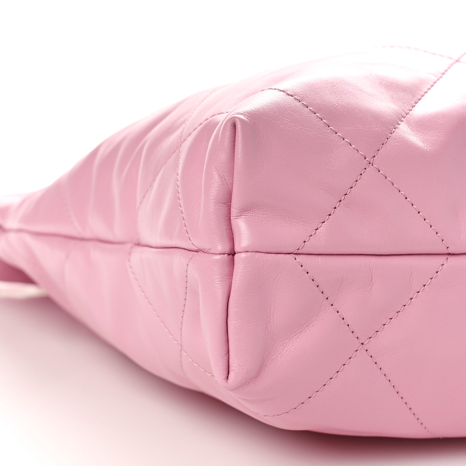 Chanel Shiny Calfskin Quilted Small Chanel 22 Pink 9 of 10