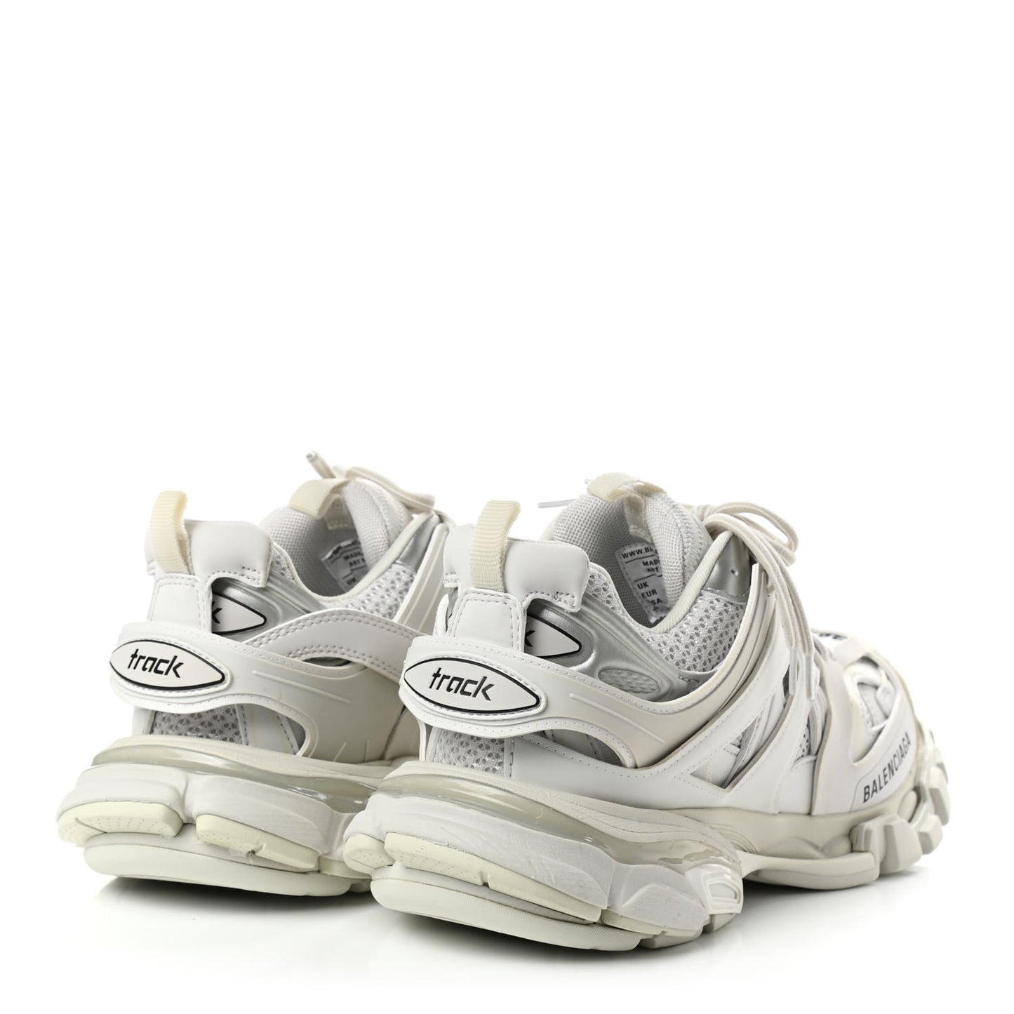 Mesh Nylon Womens Track Sneakers 39 White