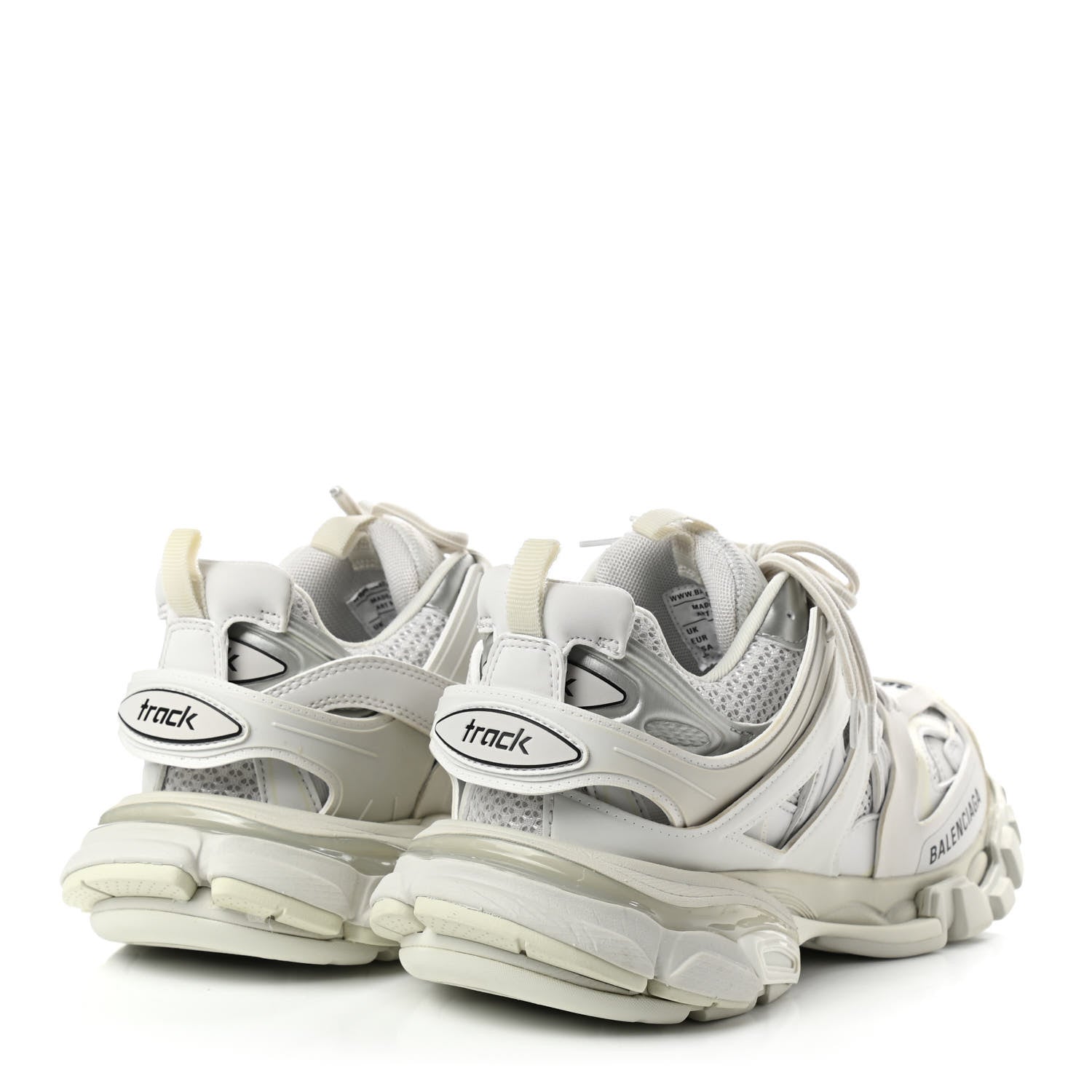Balenciaga Mesh Nylon Womens Track Sneakers 39 White 4 of 7