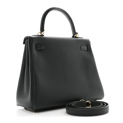Hermes Togo Kelly Retourne 25 Vert Fonce 3 of 11