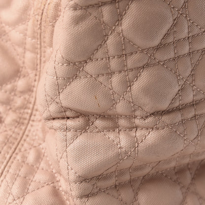Christian Dior Coated Canvas Cannage Medium Panarea Tote Rosato 9 of 13