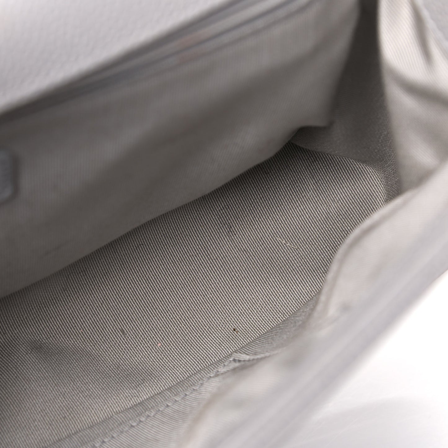 Caviar Quilted New Medium Boy Flap Grey