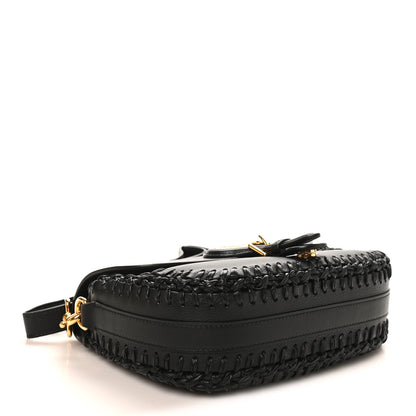 Christian Dior Grained Calfskin Medium Whipstitched Bobby Bag Black 4 of 9