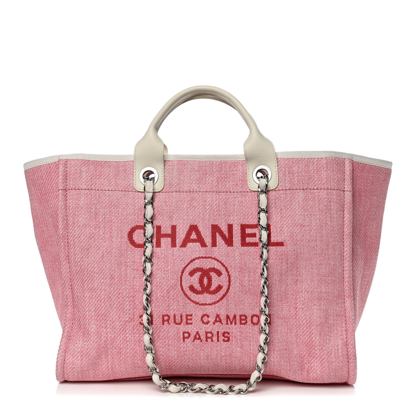 Canvas Medium Deauville Tote Pink