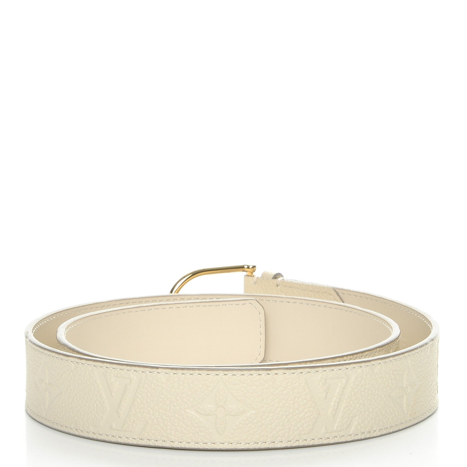Louis Vuitton Empreinte Gracieuse 30mm Belt 80 32 Neige 3 of 8