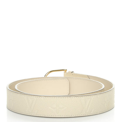 Louis Vuitton Empreinte Gracieuse 30mm Belt 80 32 Neige 3 of 8