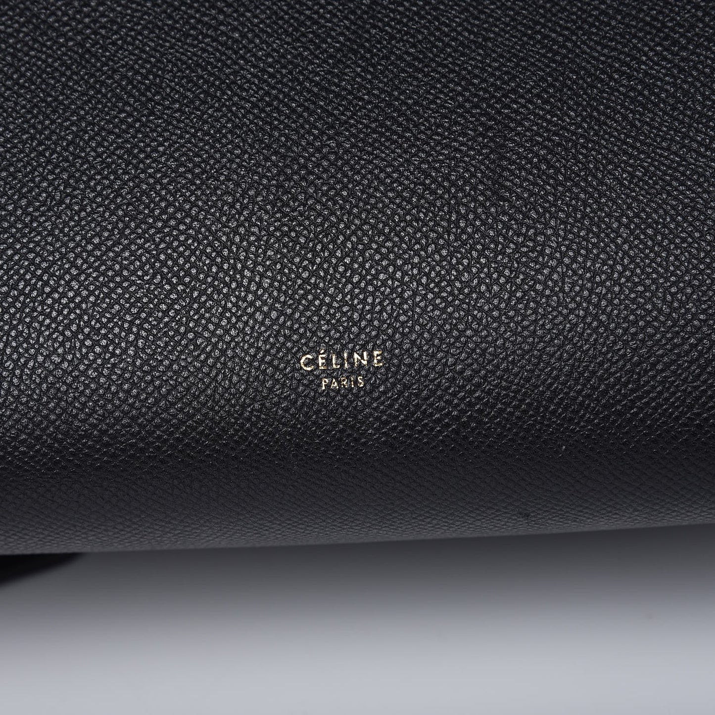 Baby Grained Calfskin Mini Belt Bag Black
