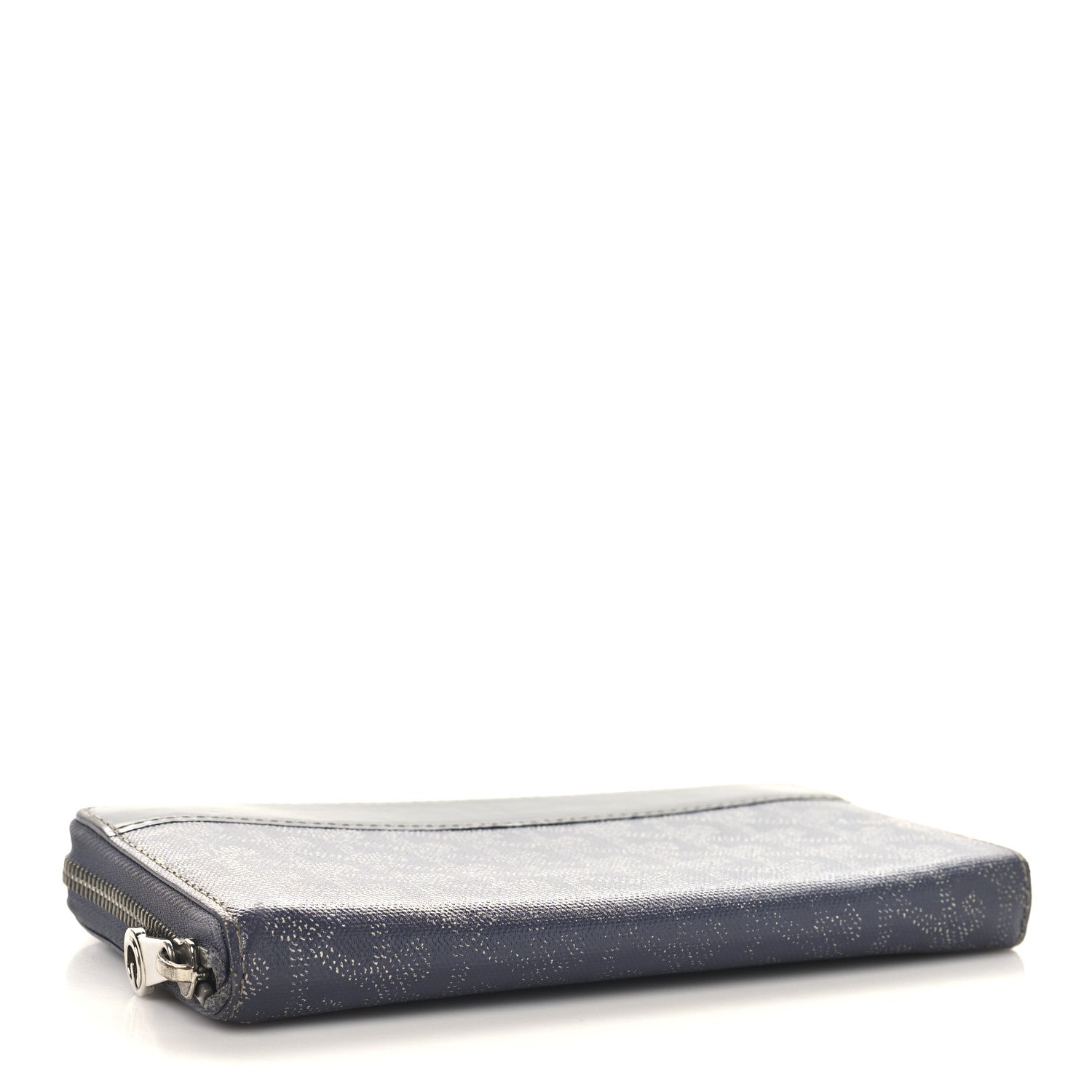 Goyard Goyardine Matignon Zip Around GM Wallet Grey 4 of 10