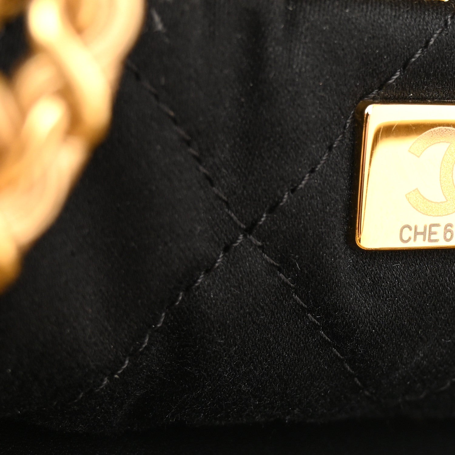 Chanel Metallic Calfskin Macrame Mini Chanel 22 Gold 7 of 10