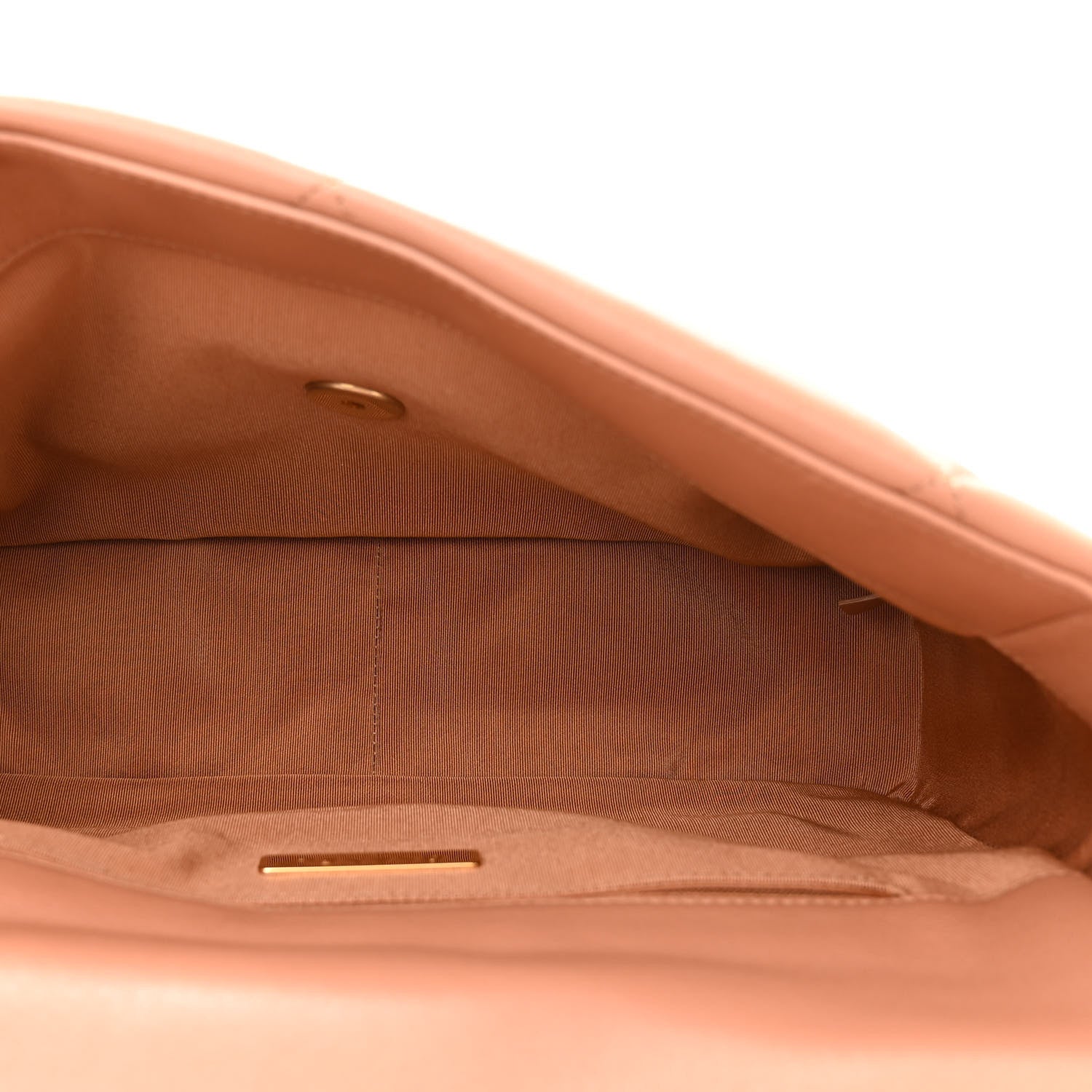 Chanel Lambskin Quilted Large Chanel 19 Flap Brown 5 of 10