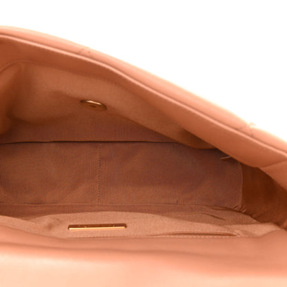 Chanel Lambskin Quilted Large Chanel 19 Flap Brown 5 of 10