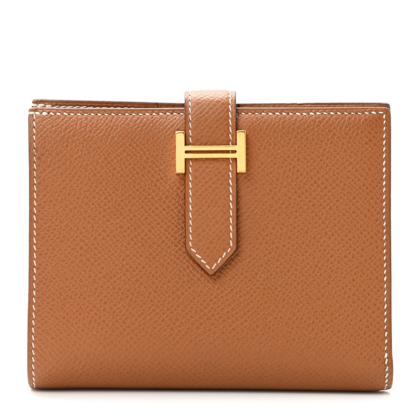 Epsom Bearn Compact Wallet Gold