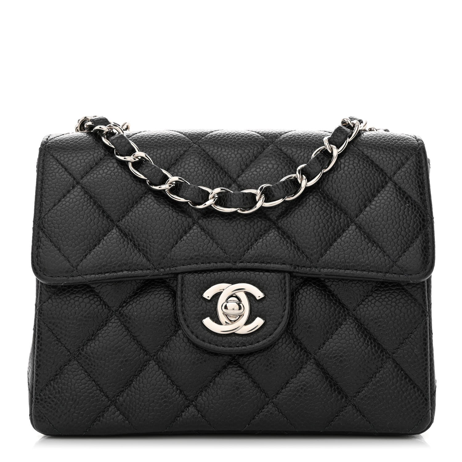 Chanel Caviar Quilted Mini Square Flap Black 1 of 11
