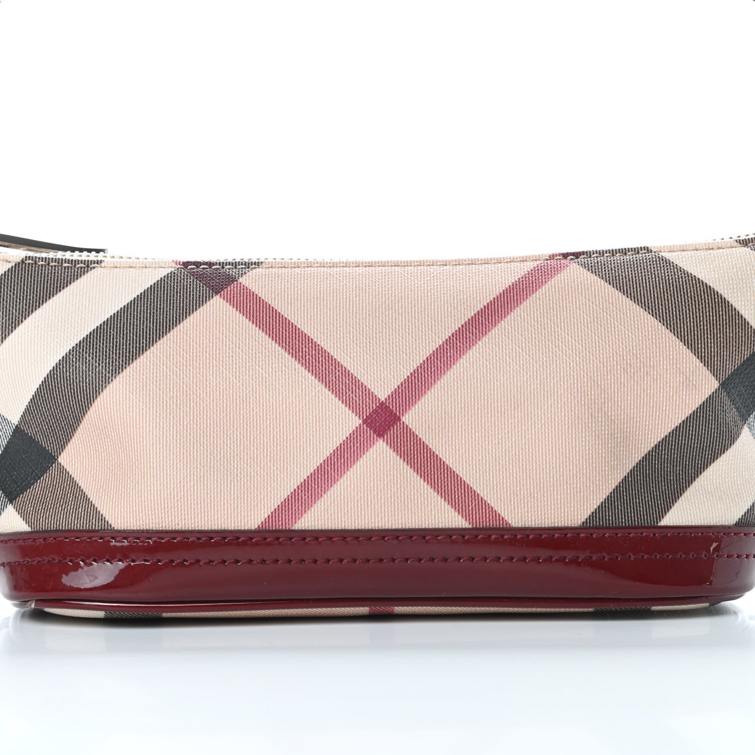 Burberry Nova Check Sling Bag Red 9 of 12