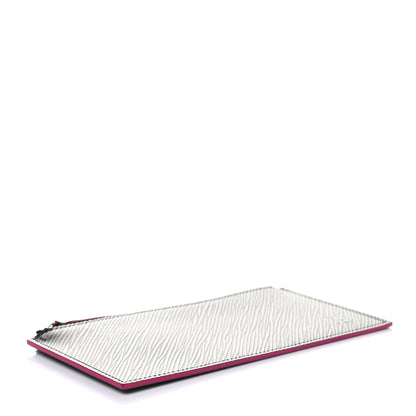 Louis Vuitton Epi Felicie Chain Wallet Zippered Insert Black Hot Pink 4 of 6