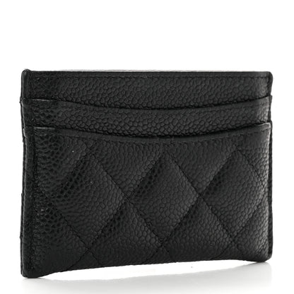 Chanel Caviar Quilted Card Holder Black 3 of 8
