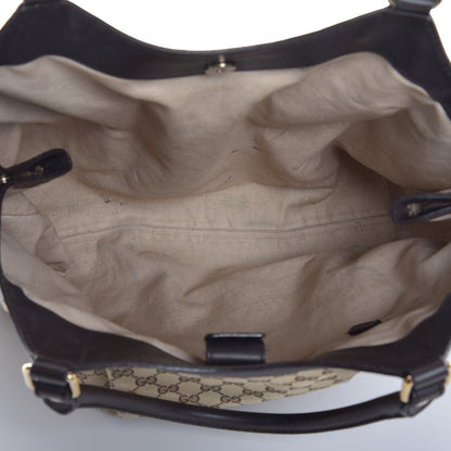 Gucci Monogram Large Sukey Tote Dark Brown 5 of 24