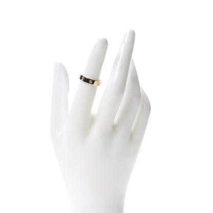 Cartier 18K Yellow Gold Diamond 4mm LOVE Wedding Band Ring 49 4.75 2 of 6