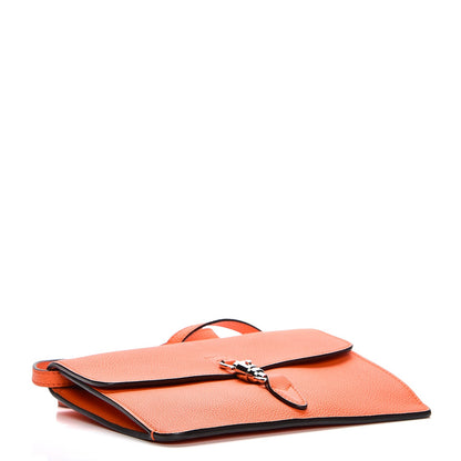 Gucci Grand Prix Calfskin Jackie Convertible Shoulder Bag Orange 4 of 8
