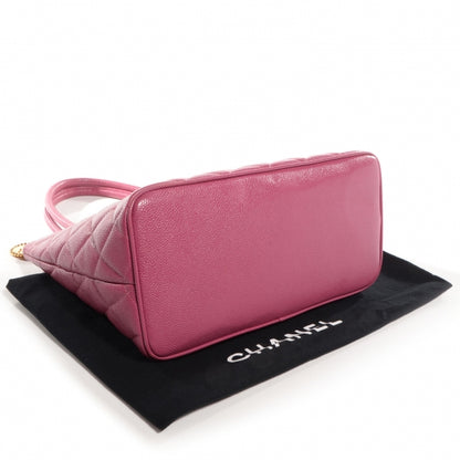 Chanel Caviar Medallion Tote Pink 4 of 7