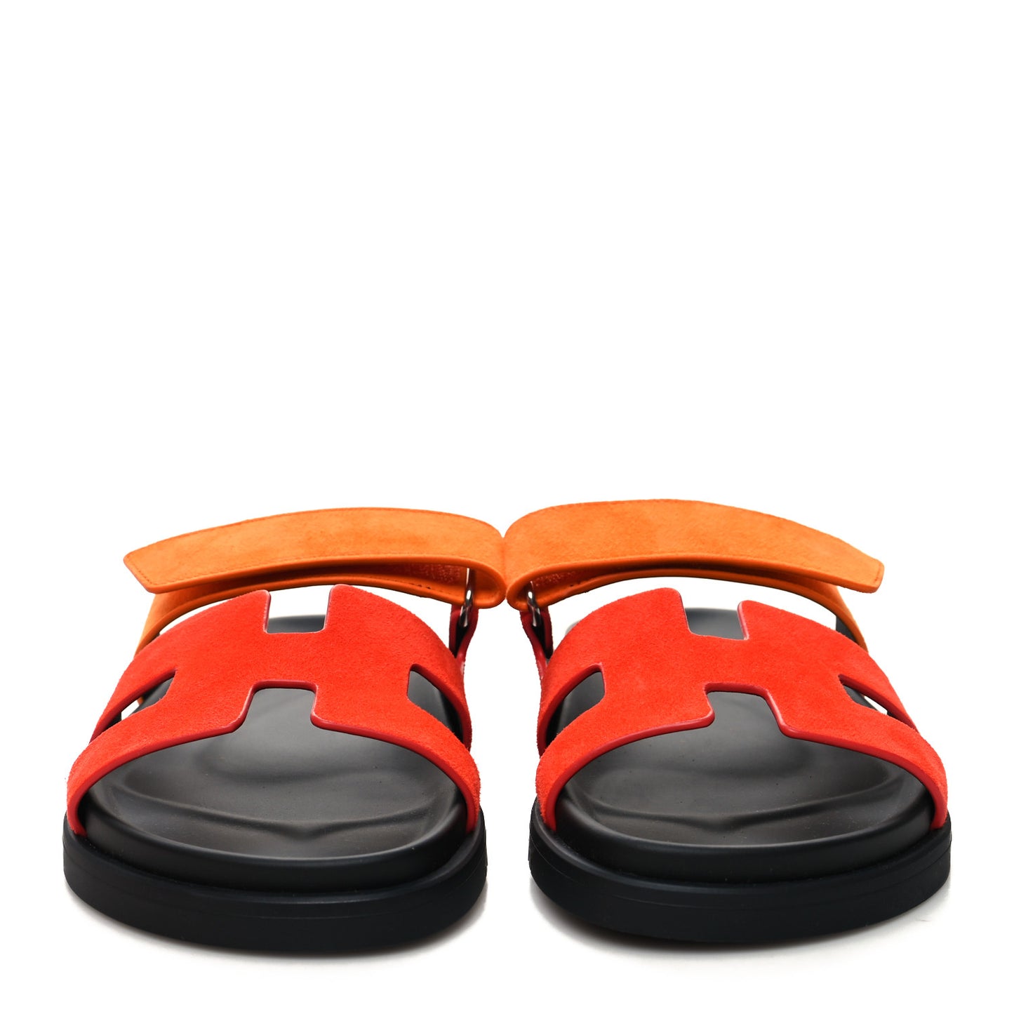 Suede Goatskin Womens Chypre Sandals 36 Rouge Ecarlate Sunset