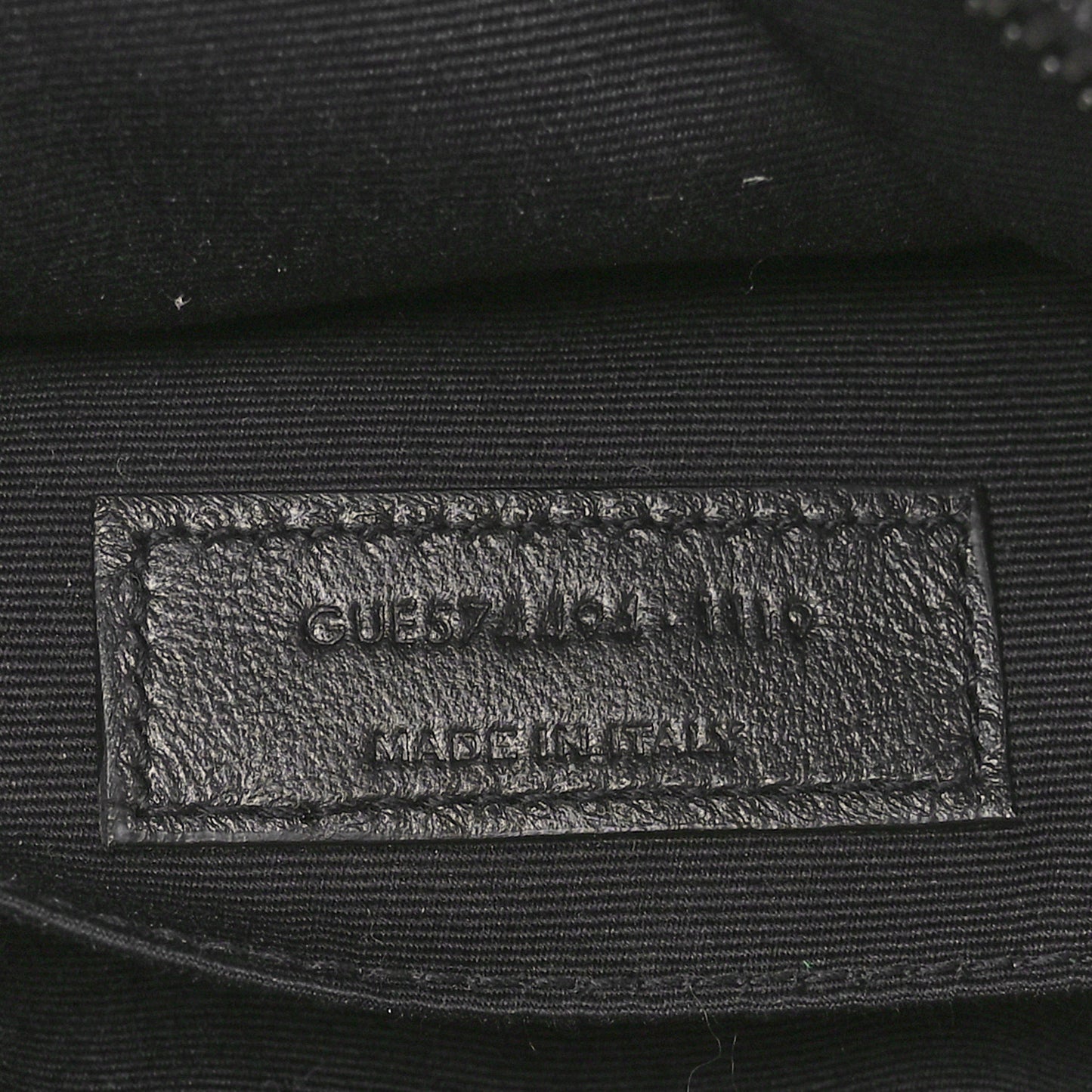 Calfskin Matelasse Monogram Monochrome Lou Camera Bag Black