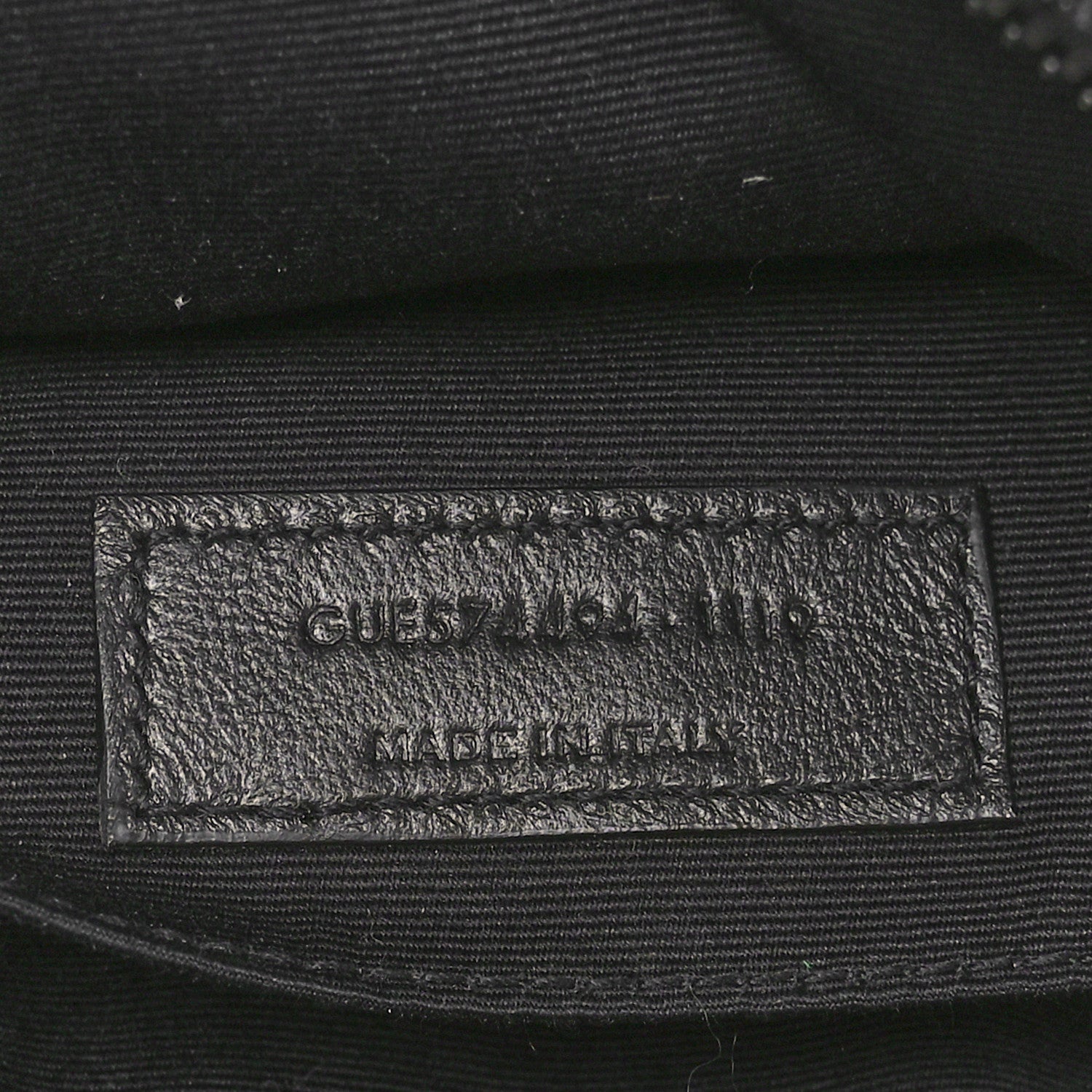 Saint Laurent Calfskin Matelasse Monogram Monochrome Lou Camera Bag Black 7 of 10