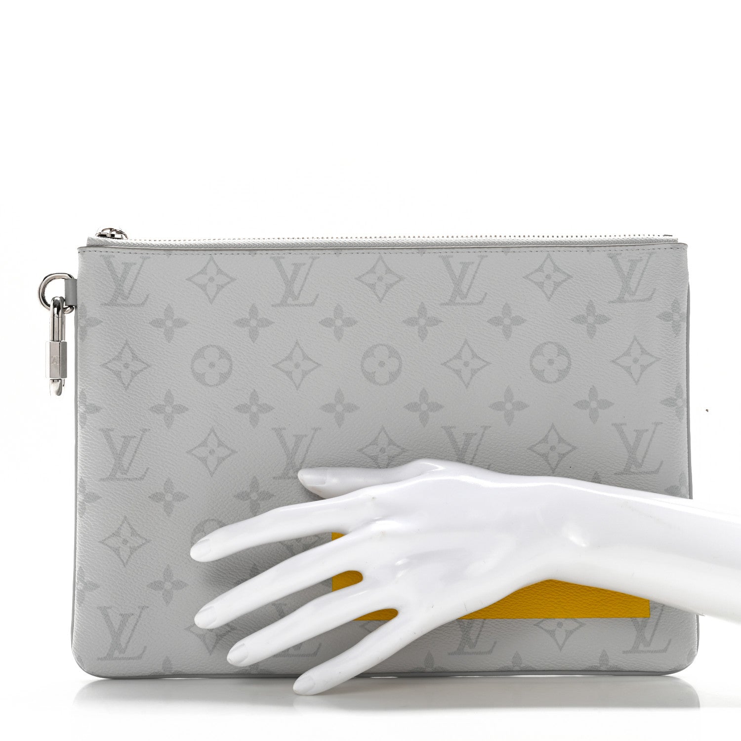 Louis Vuitton Monogram Logo Story GM Pochette Grey 1 of 12