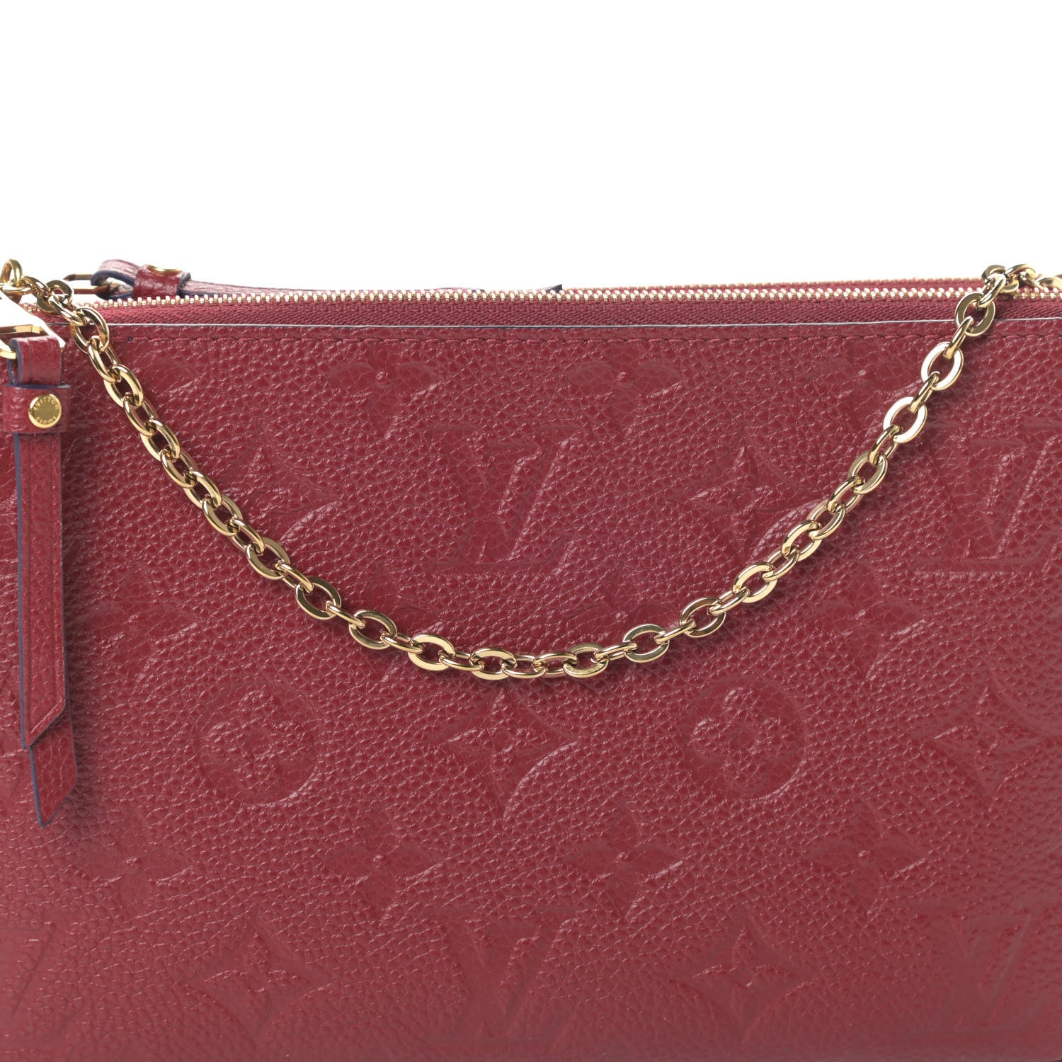 Louis Vuitton Empreinte Double Zip Pochette Cherry Berry 8 of 10