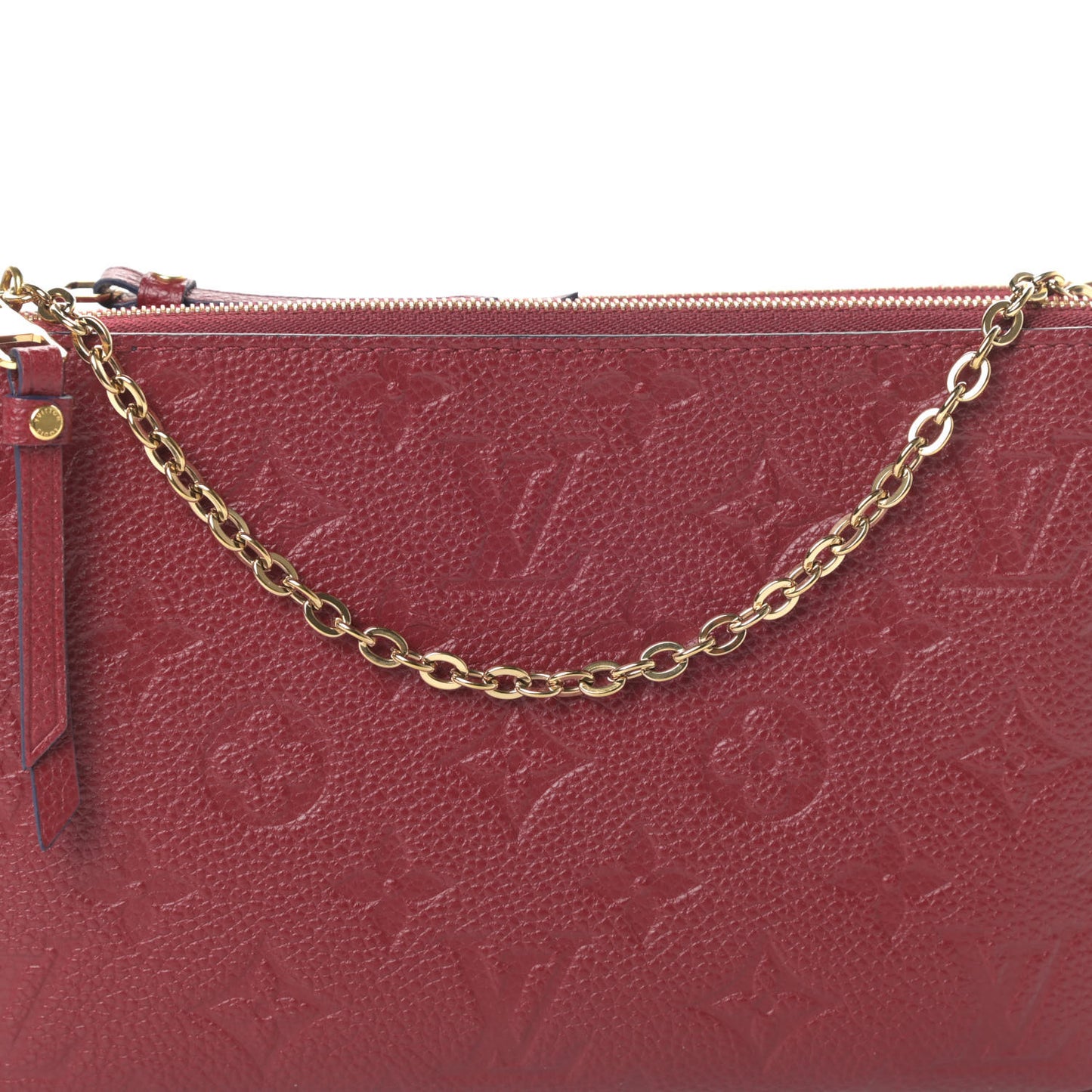 Empreinte Double Zip Pochette Cherry Berry